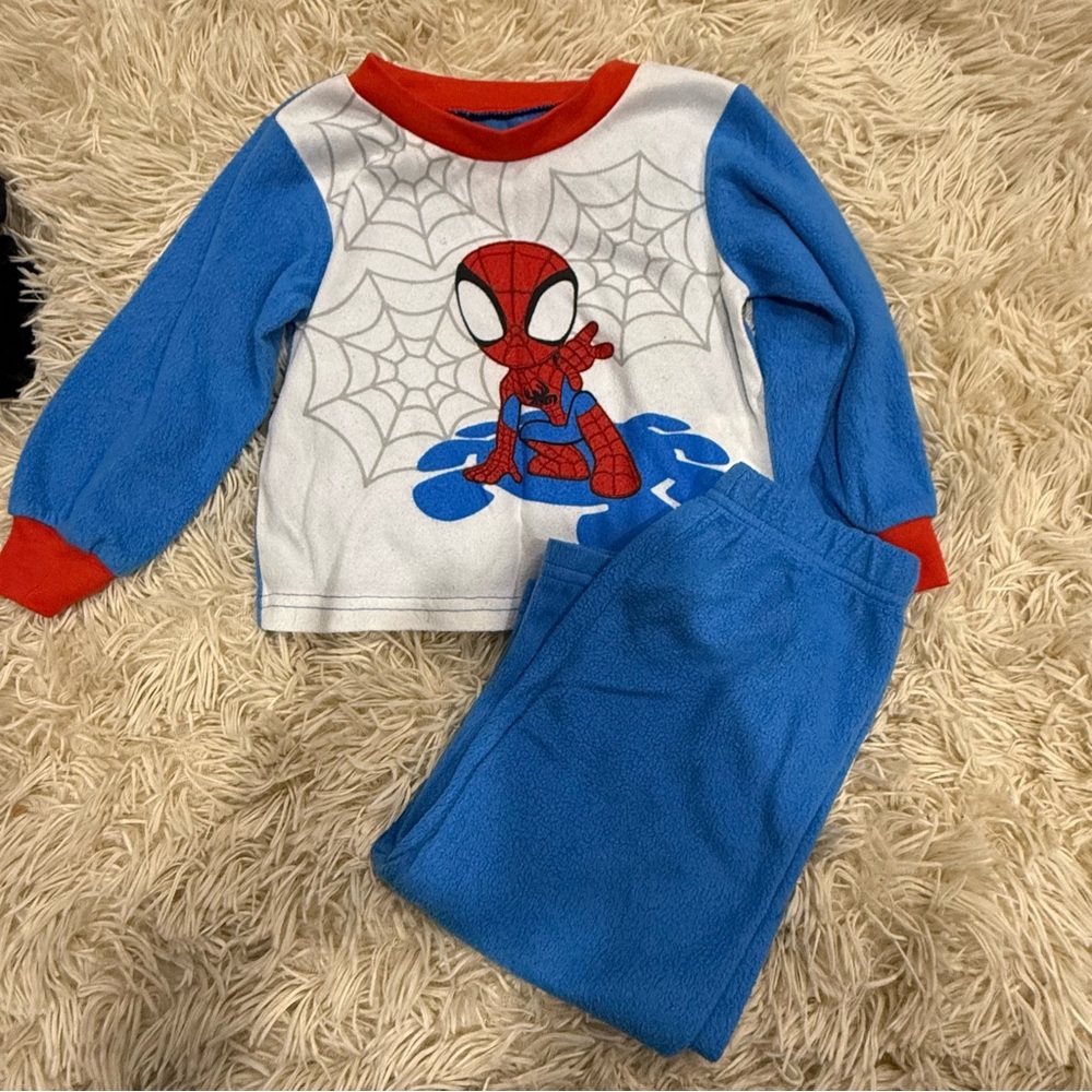 10 for $10 Marvel Blue and Red Pajama Set with Spider-Man Design